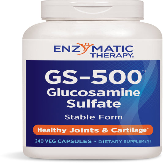 Enzymatic Therapy GS-500 Glucosamine Sulfate, 240 Vcaps