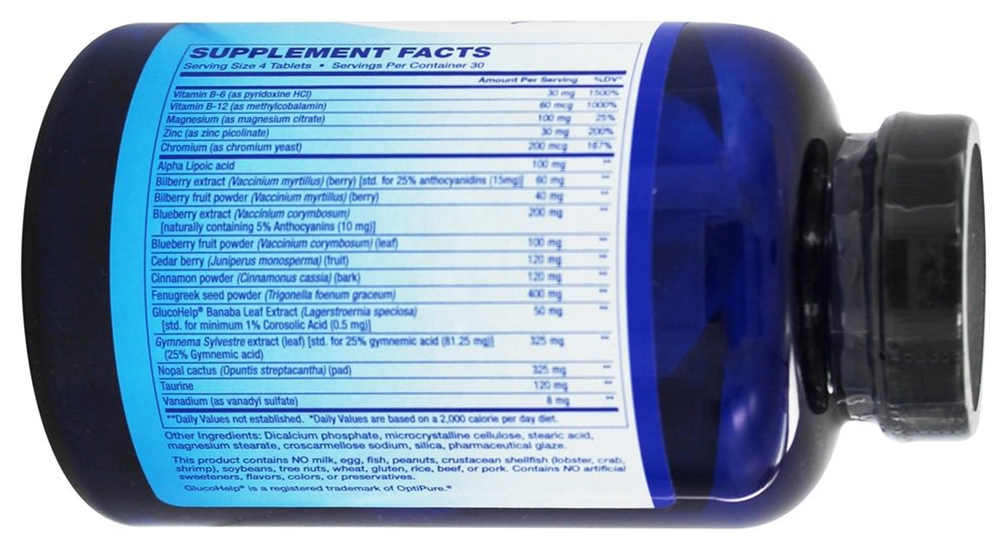 Dr. Venessa'S Formulas - Sugar Balance with Banaba Leaf - 120 Tablets