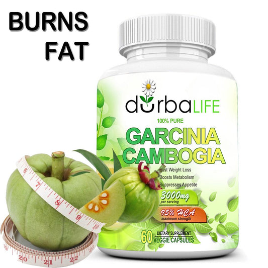 Durbalife Garcinia Cambogia Supplement 95% HCA Metabolism Booster for Weight Loss 60 Capsules