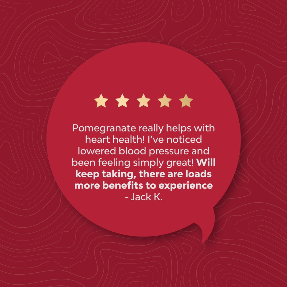 Advanced Antioxidant Superfood Pomegranate Supplement - Natural Pomegranate Extract Polyphenols Supplement for Heart Health and Joint Support - Reds Superfood Powder Capsules for Men and Women 180Ct