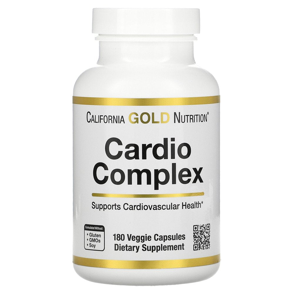 California Gold Nutrition Cardio Complex, 180 Veggie Capsules