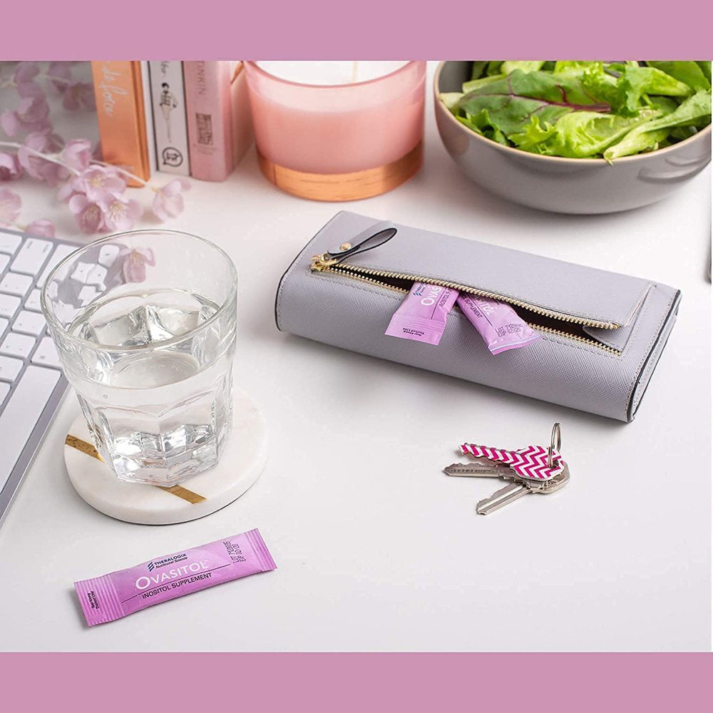 Theralogix Ovasitol Myo Inositol & D-Chiro Inositol Packets, 90 Day Supply