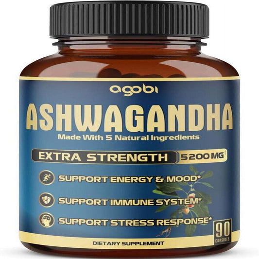 Ashwagandha Natural 5200Mg -90 Capsules