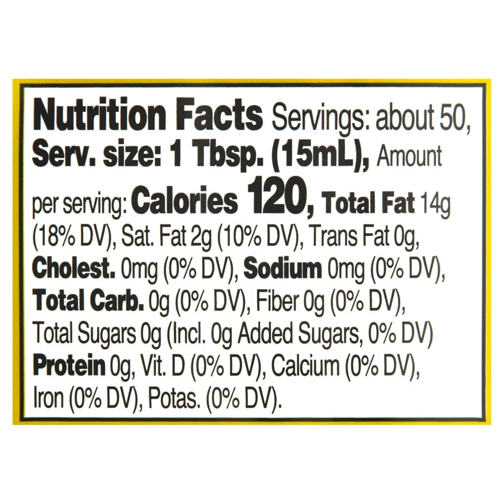 Great Value: 100% Extra Virgin Olive Oil, 25.5 Fl Oz