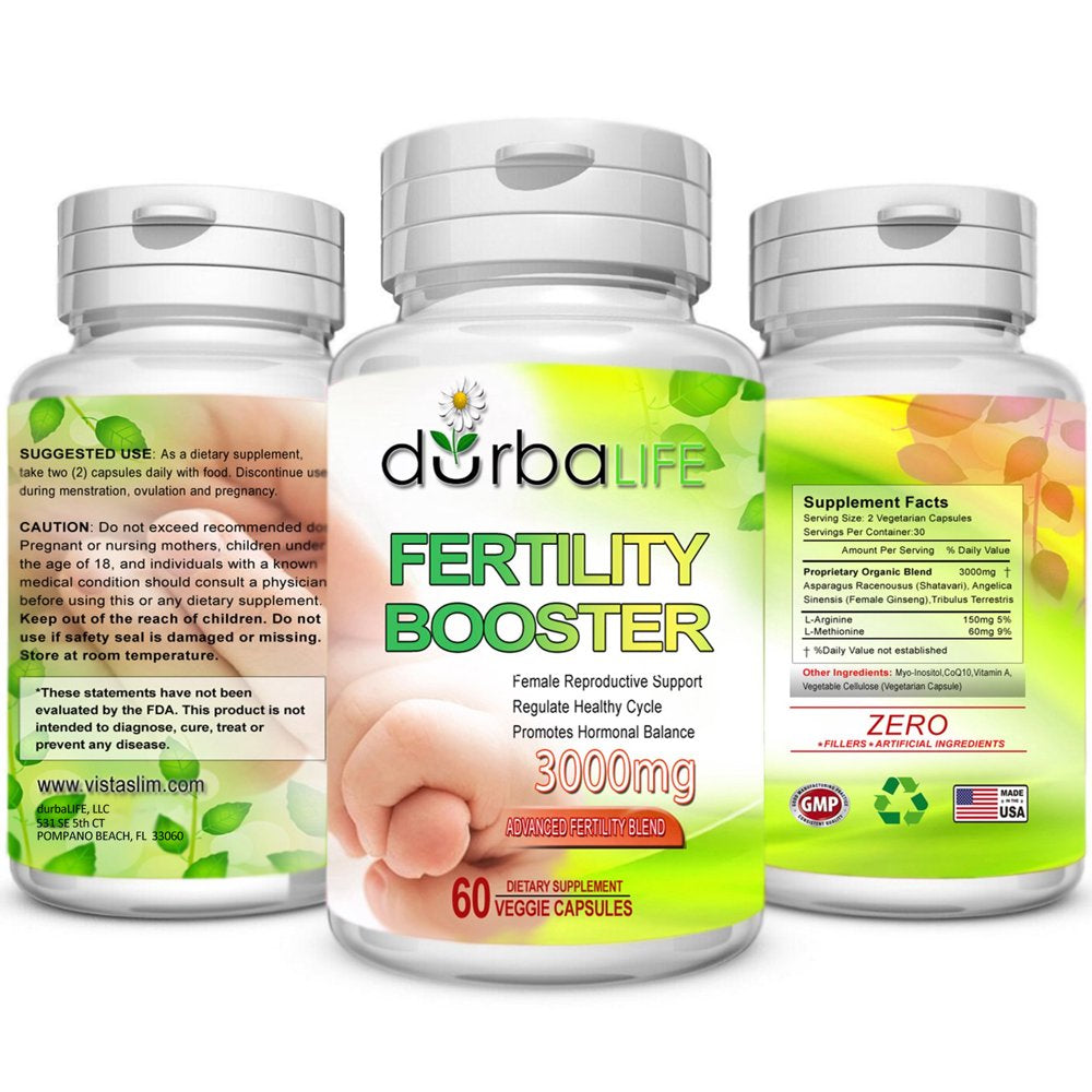 Durbalife Fertility Booster Female Reproductive Health Supplement (60 Capsules)