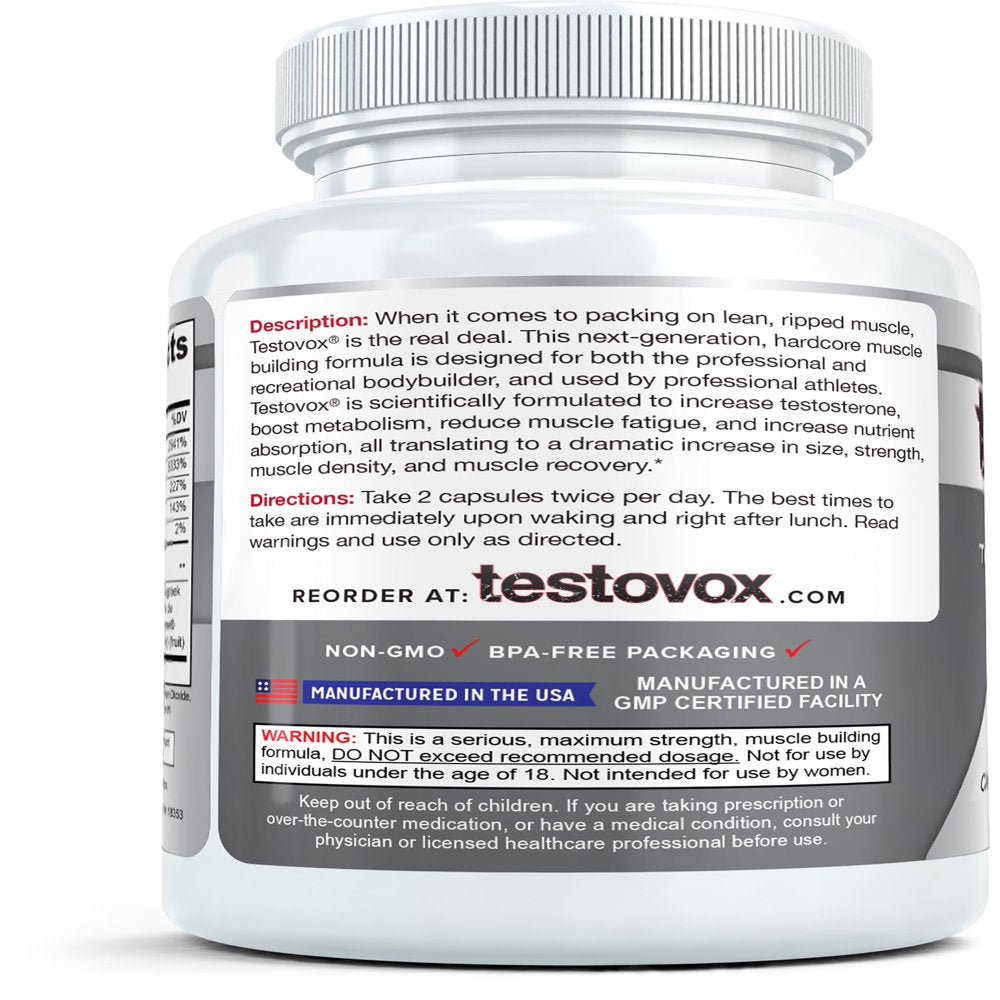 EFX Kre Alkalyn Creatine & Testovox Bundle: Testosterone Boosting, Comprehensive Lean Muscle Stack