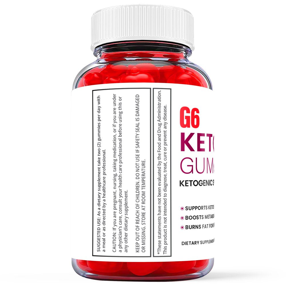 (2 Pack) G6 Keto ACV Gummies - Supplement for Weight Loss - Energy & Focus Boosting Dietary Supplements for Weight Management & Metabolism - Fat Burn - 120 Gummies - Nutricity.com.au