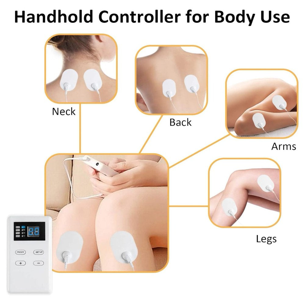 Electric Feet Massager Physiotherapeutic Device for Body Muscle Pain Relief and Neuropathy, Foot Legs Circulation Reflexology Machine for Ankles Knee and Calf