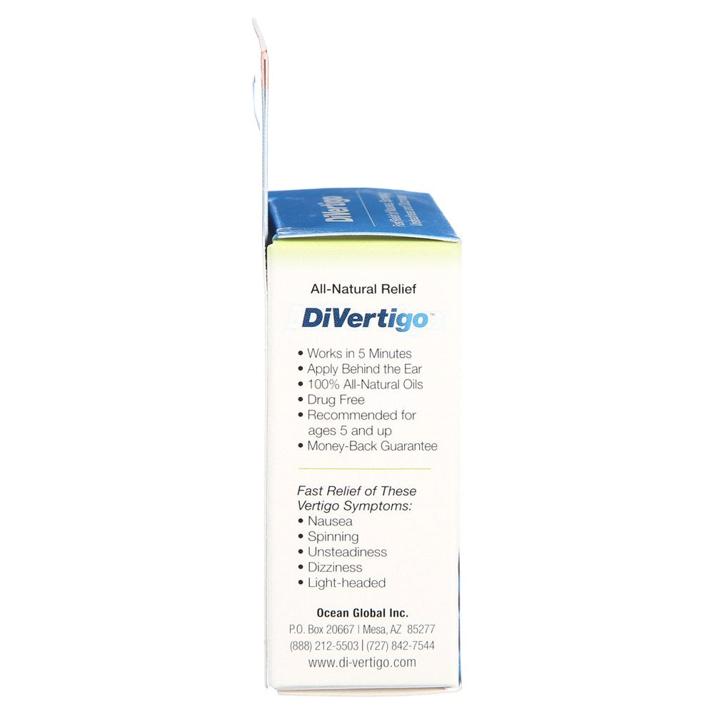 Divertigo Natural Vertigo Relief Liquid Drops, 40 Applications - 5 Ml