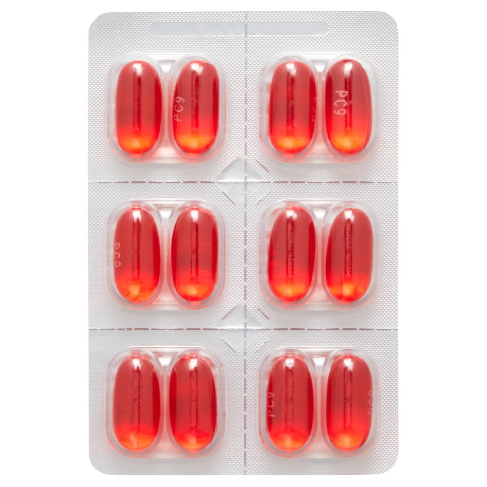 Equate Cold and Flu Multi-Symptom Relief Fever Reducer Throat Remedies Nasal Decongestant Gels, 24 Count