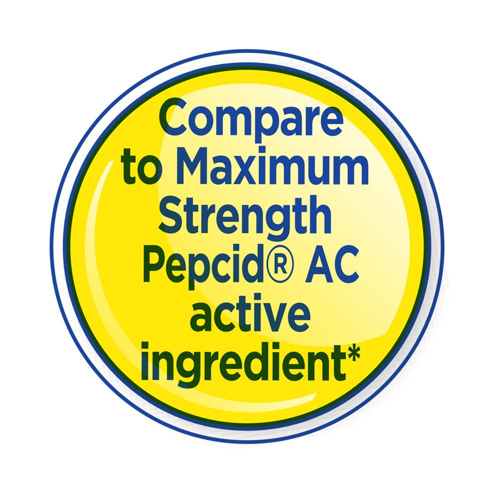 Equate Maximum Strength Famotidine Tablets, 20 Mg, Acid Reducer, 100 Count