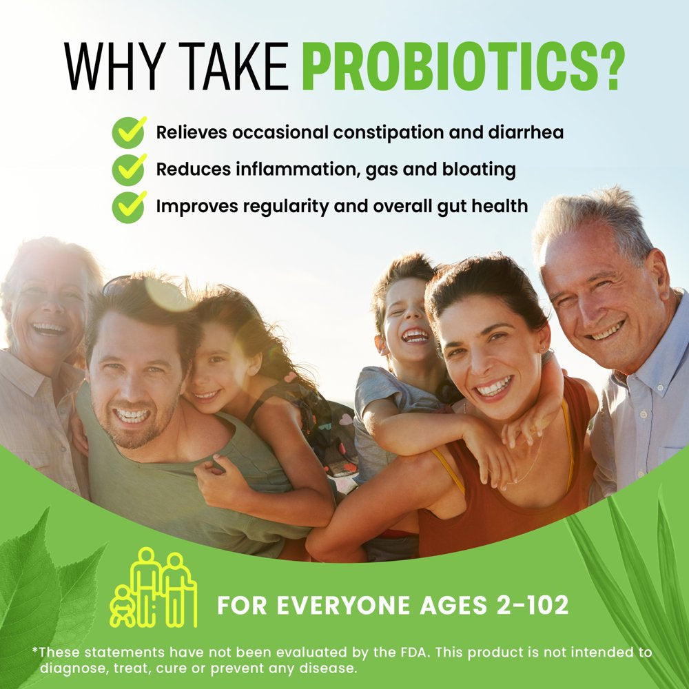 SCD Essential Probiotics - Liquid Probiotic Supplement for Women, Men & Kids with 11 Live Strains, Relieves Occasional Diarrhea, Constipation, Gas & Bloating - 16.3 Fl Oz