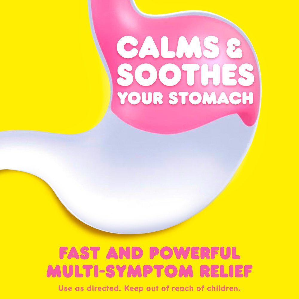 Pepto Bismol Liquid for Upset Stomach and Diarrhea Relief, Over-The-Counter Medicine, 8 Oz