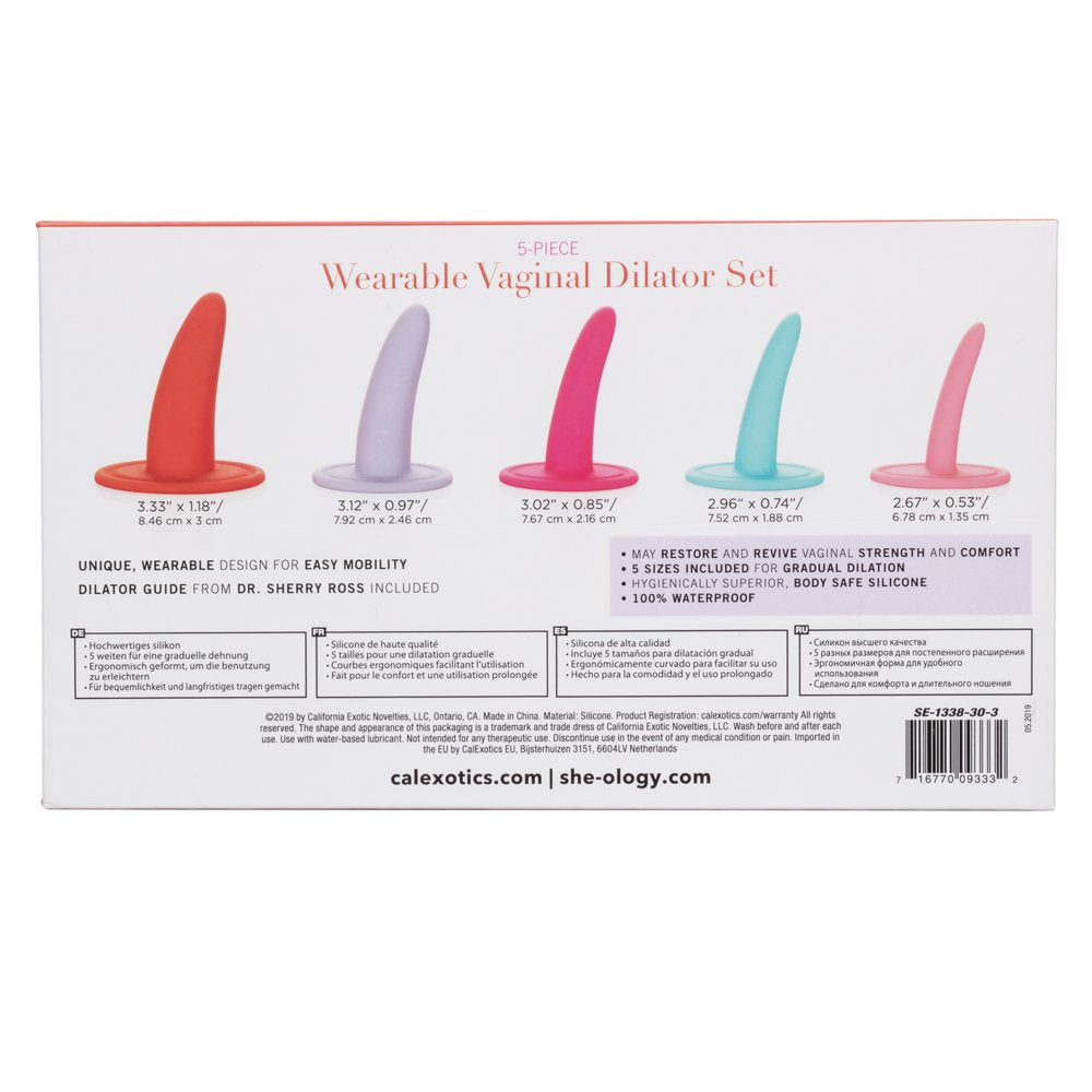 California Exotic Novelties She-Ology 5-Piece Wearable Vaginal Dilator Set