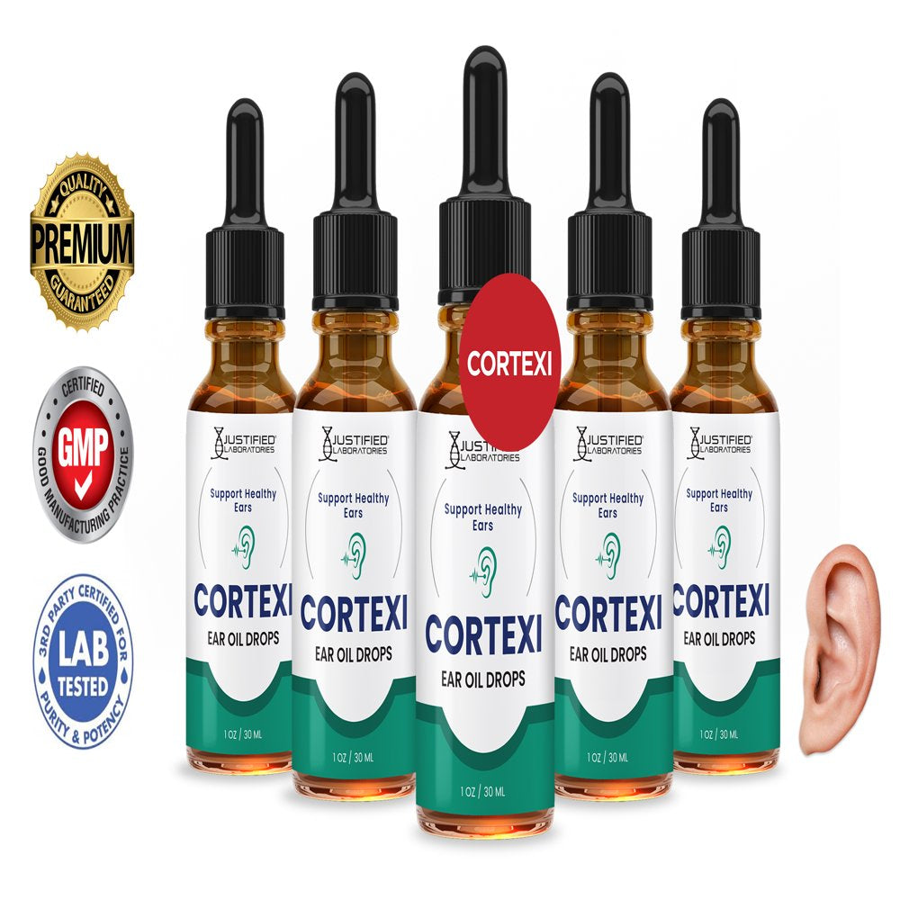 Cortexi Healthy Ear Support Drops 5 Bottles