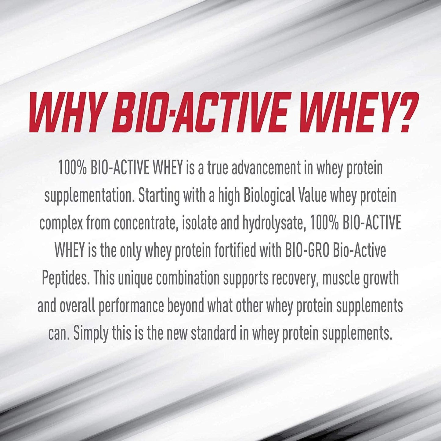iSatori 100% Bio-Active Whey Protein Powder, Concentrate, Isolate and Hydrolysate - Bio-Gro, Bio Active Peptides, and BCAAs for Recovery 25G of Protein per Serving - Vanilla Swirl (26 Servings)