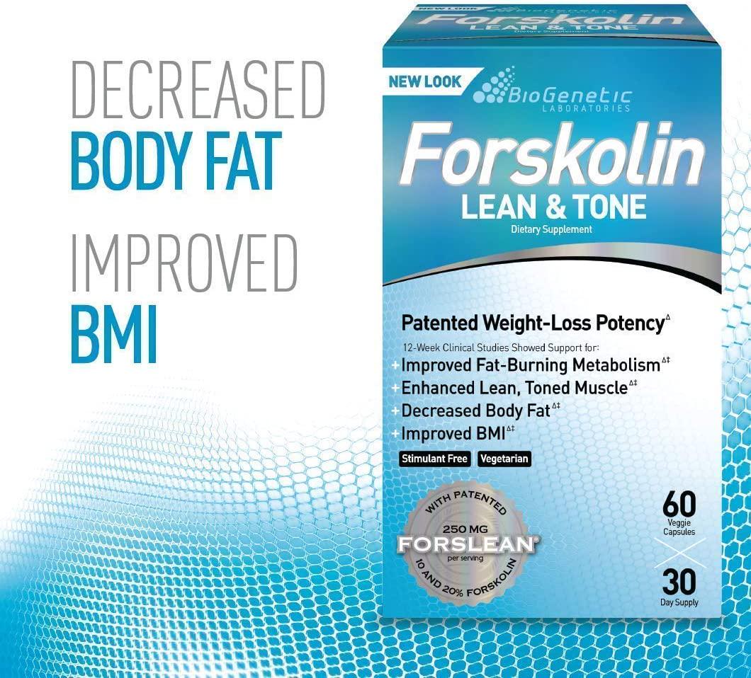 iSatori L-Carnitine LS3 Mixed Berry 1500mg (32 Servings) and BioGenetic Labs Forskolin Lean and Tone