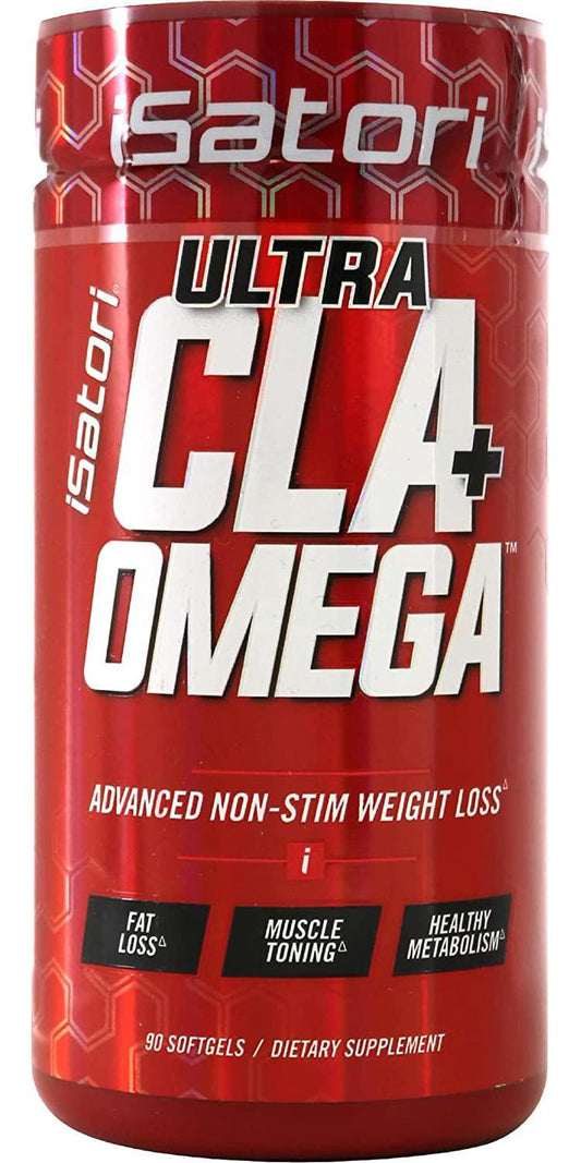 iSatori Ultra CLA - Omega 3 6 9 Safflower Oil Fish Oil Conjugated Linoleic Acid - Natural Weight Loss Exercise Enhancement Fat Burner Muscle Toner - Stimulant Free Dietary Supplement - 90 Softgels