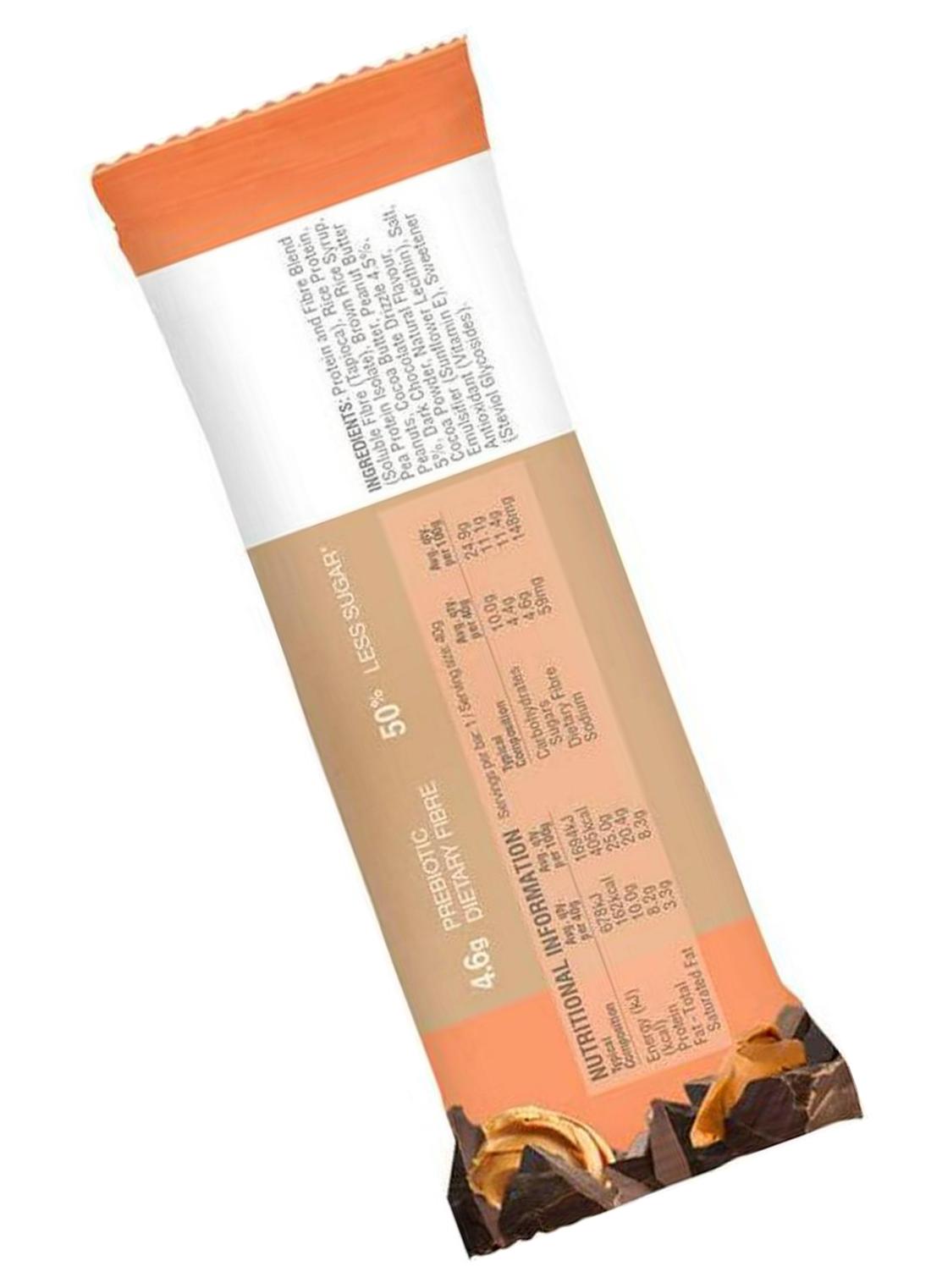 ia Raw Protein Bar Peanut butter Choc Melt, 10x40 g, Multicolor