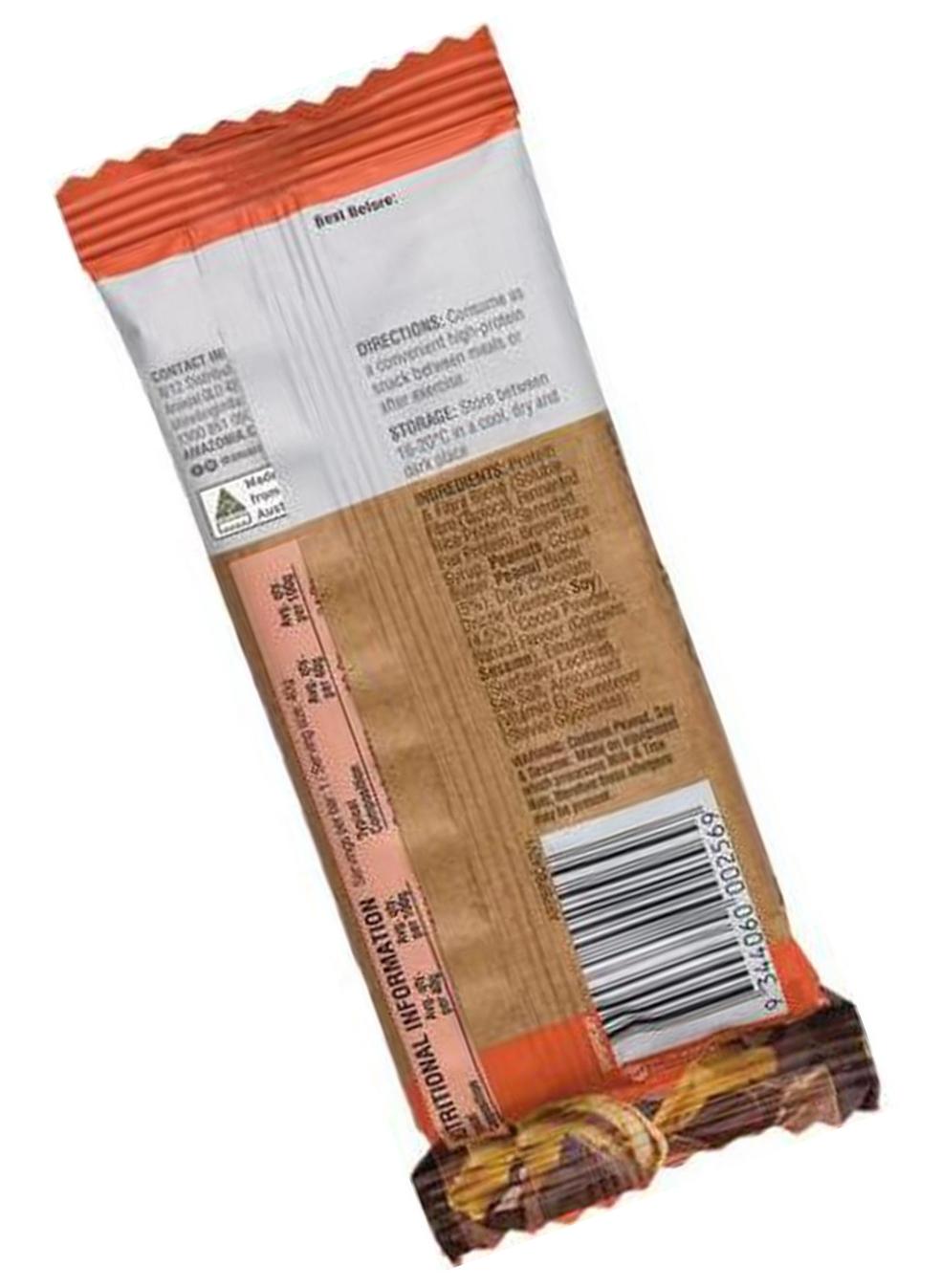 ia Raw Protein Bar Peanut butter Choc Melt, 10x40 g, Multicolor