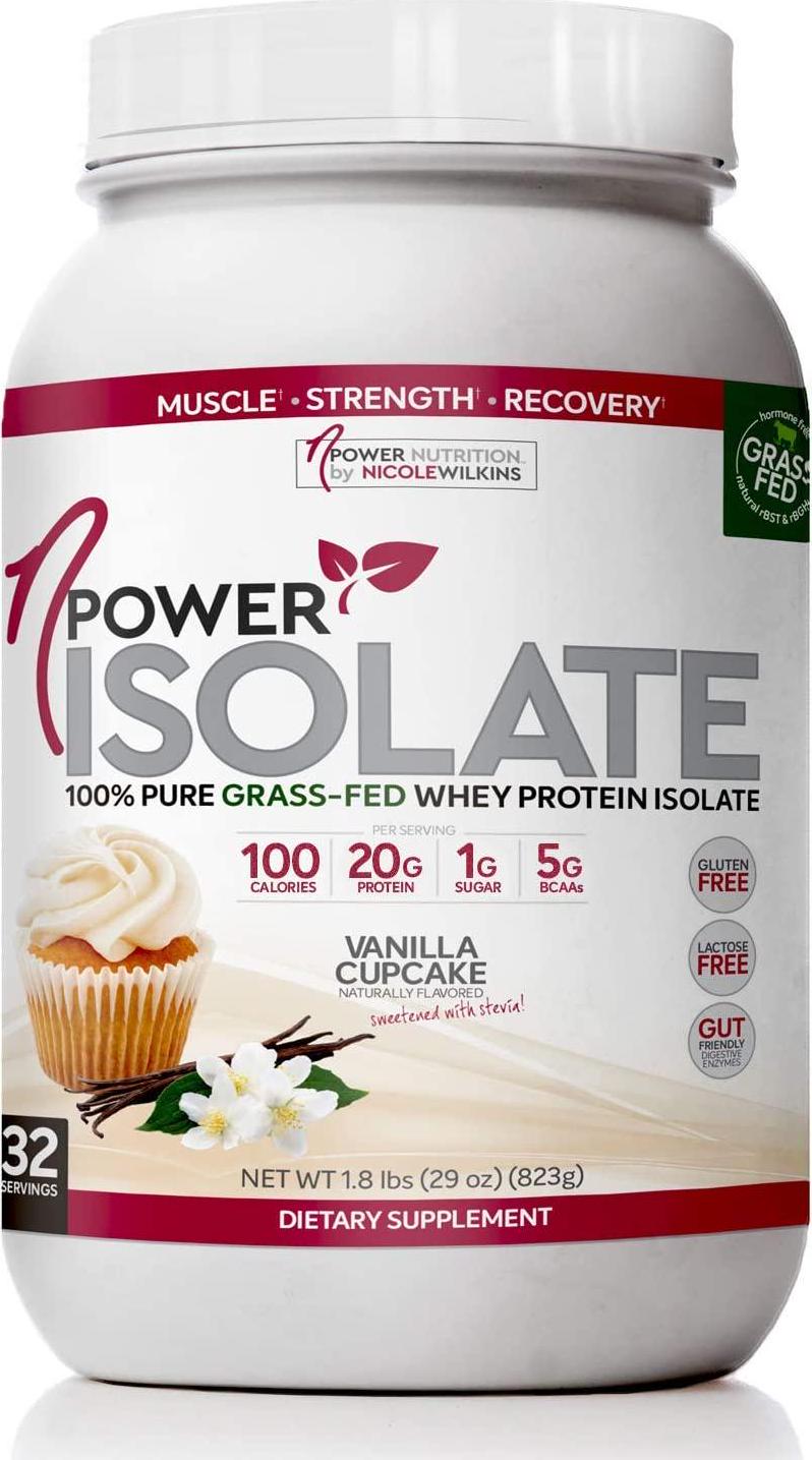 nPower Vanilla Cupcake Grass Fed Whey Protein and Multivitamin with Adrenal Support Bundle