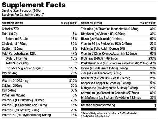 swiig Mass Builder Protein Powder, Chocolate, 3.3 Pound