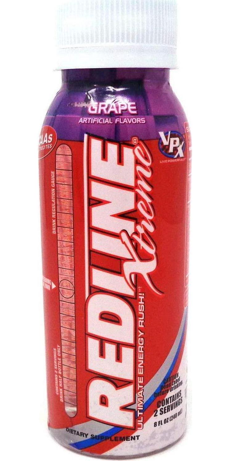 vpx Redline Xtreme, Grape, 8 Oz Bottles, 24Count