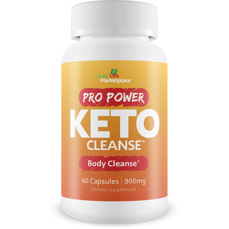 PRO POWER KETO CLEANSE - PLANT BASED BODY CLEANSE W/ PROBIOTICS - KETO CLEANSE to AID HEALTHY KETONE LEVELS for ENERGY - SUPPORT NUTRIENT ABSORPTION & DETOXIFICATION - PROMOTE BODY HEALTH & WELLNESS