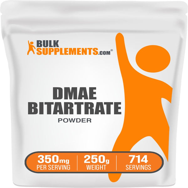 Bulksupplements.Com Dmae-Bitartrate Powder - Nerve Support Supplement - Mental Focus Supplement - Acetylcholine Supplements (250 Grams - 8.8 Oz)