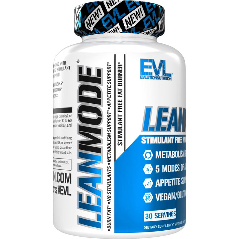 Evlution Nutrition Lean Mode Metabolism Booster with L-Carnitine & CLA 90Ct Capsules