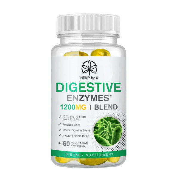 Digestive Enzymes Probiotics, Gas, Constipation & Bloating Relief -60 Capsule