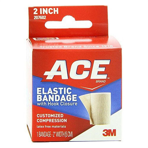 Ace Elastic Bandage W/ Hook Closure Customized Compression, 1Ct, 2-Pack