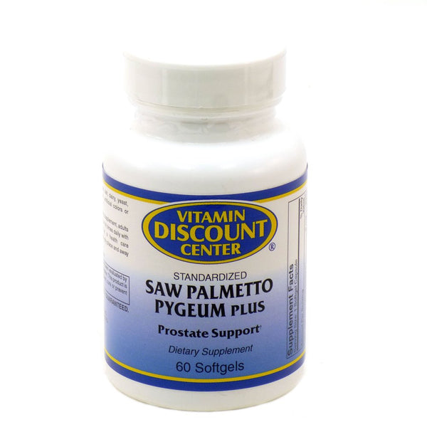 Saw Palmetto Pygeum plus by Vitamin Discount Center 60 Softgels
