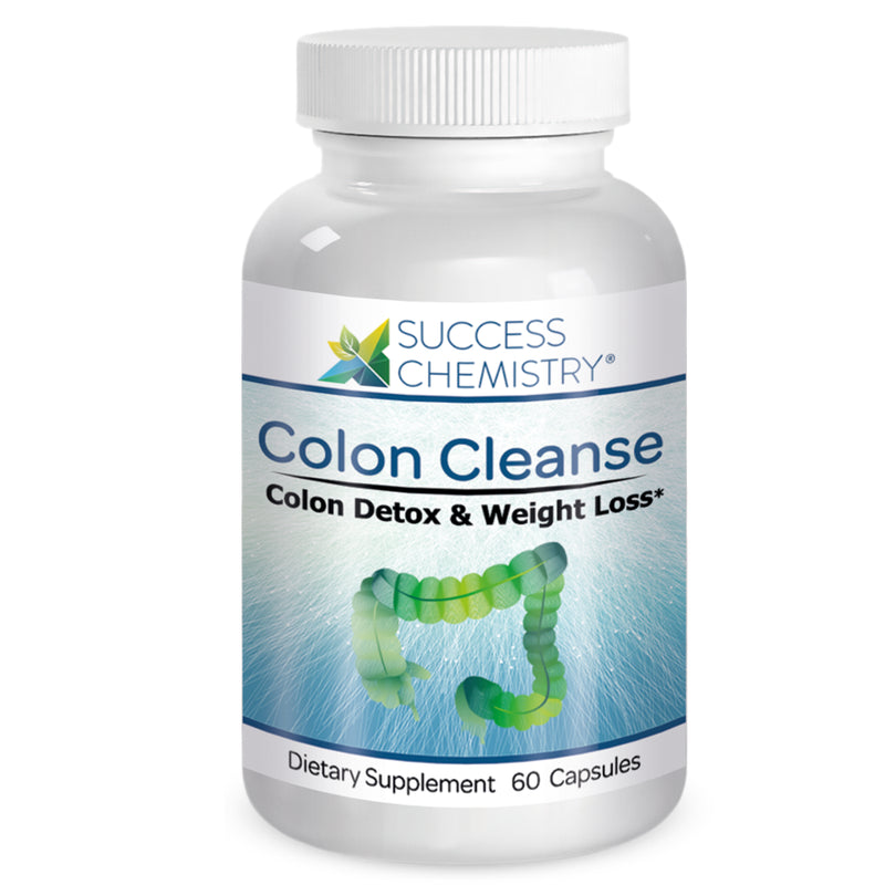 Colon Cleanse & Natural Body Detox - Weight Loss & Increased Energy Levels. Removes Toxins. Relieve Bloating. Extra Strength. Non-Gmo | by Success Chemistry®