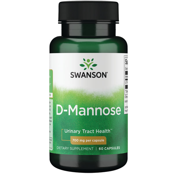 Swanson D-Mannose 700 Mg 60 Capsules