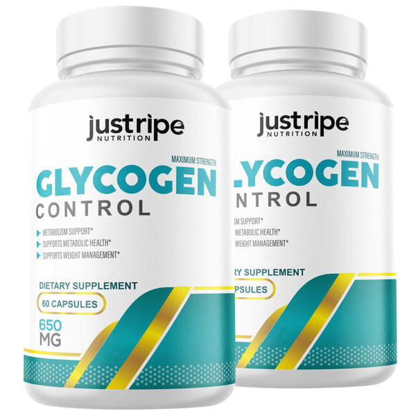 2 Pack Glycogen Control Blood Capsules Blood Sugar Control - 60 Capsules