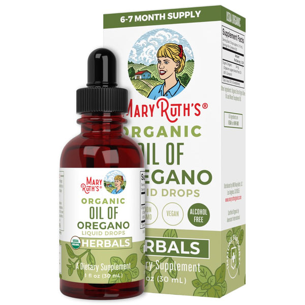 Maryruth'S | USDA Organic Oil of Oregano Liquid Drops | Herbal Blend for Digestive Health & Immune Support | Vegan, Non-Gmo | 1 Fl Oz / 30Ml
