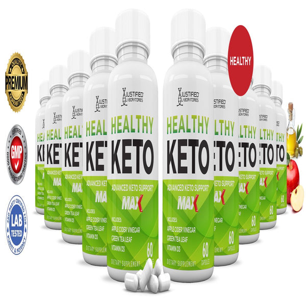(10 Pack) Healthy Keto ACV MAX Pills 1675Mg Dietary Supplement 600 Capsules