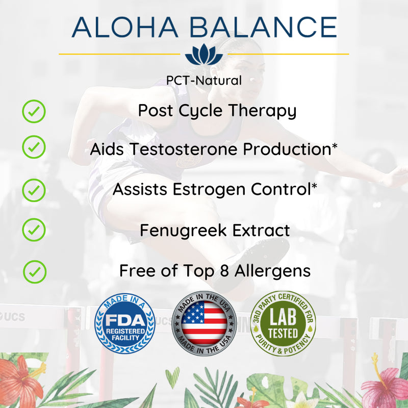 Natural PCT - Supports Increase in Lean Muscle, All Natural, and Sugar Free by Aloha Balance