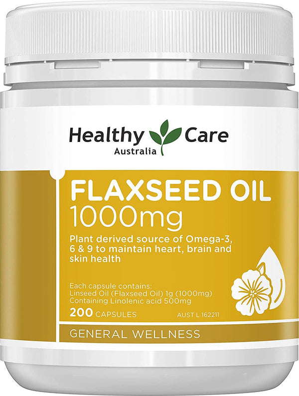 1000mg Super Flaxseed Oil Capsules