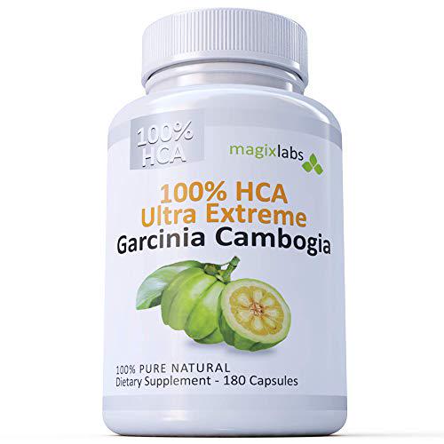 100% HCA Ultra Extreme Garcinia Cambogia Extract 100% Pure All Natural The Ultimate Fast Action Supplement by MagixLabs