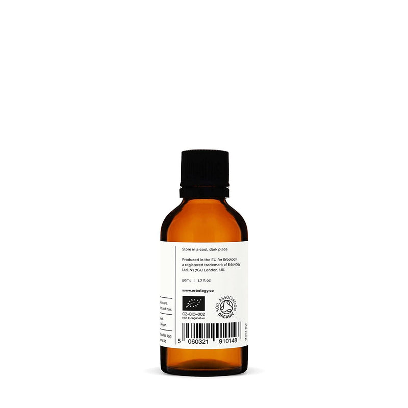 100% Organic Amaranth Oil 1.7 fl oz - Cold-Pressed - Premium Food Grade - Rich in Squalene and Vitamin E - Regenerate and Nourish - Non-GMO - No Additives or Preservatives - Recyclable Glass Bottle