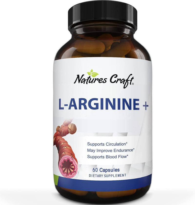 100% Pure L-arginine and L Citruline a Premium Amino Acids Strength for Pre Work Out and Energy Enhancement for Men to Support Nitric Oxide 1000 mg Per Capsules a Natural Supplement Booster