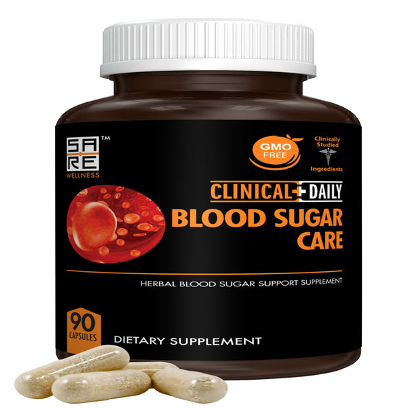 Clinical Daily Blood Sugar Support Supplement with Bitter Melon Juniper Berries 90 Capsules