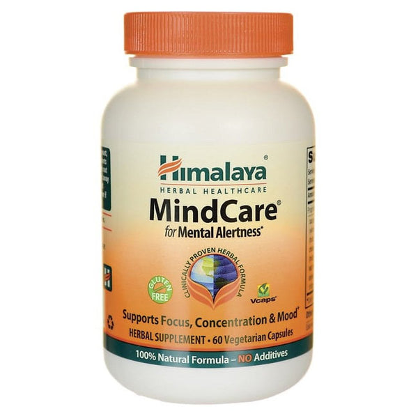 Himalaya Mindcare, Nootropic Brain Booster for Mental Sharpness, Focus & Memory, 1170Mg, 60 Capsules
