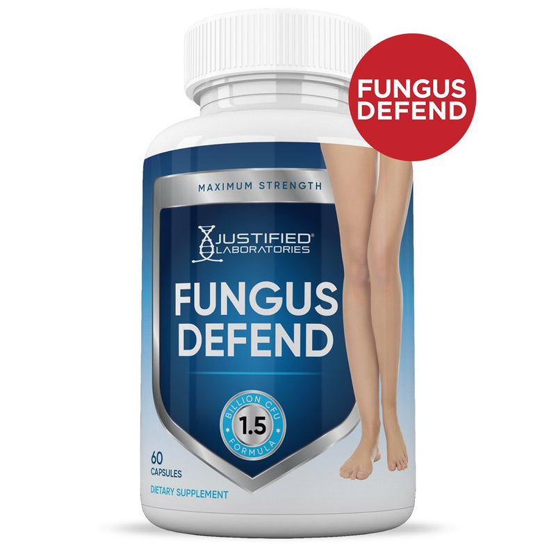(10 Pack) Justified Laboratories Fungus Defend Probiotic 1.5 Billion CFU Supplement 600 Capsules