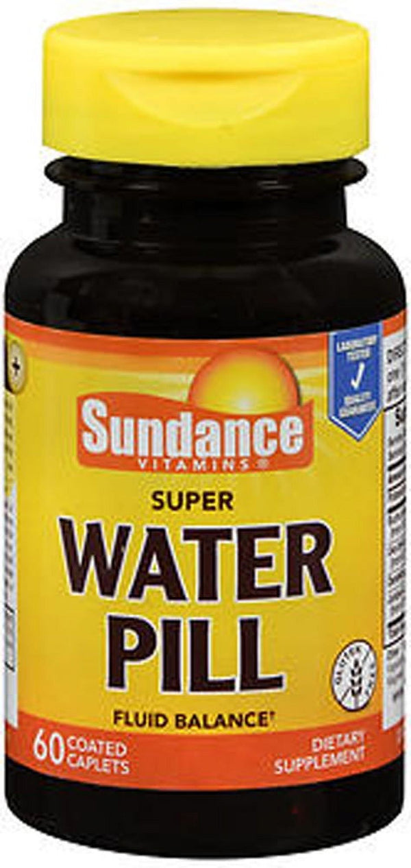 Sundance Vitamins Super Water Pill Caplets, 60 Count