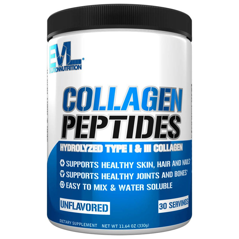 Collagen Peptides Powder for Bone & Joint Support - Hair Skin and Nails Vitamins - EVL Hydrolyzed Collagen Powder Supplement 30 Servings