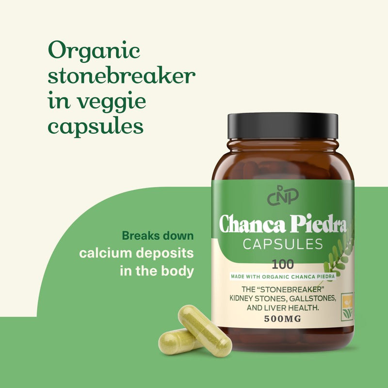 Organic Chanca Piedra Capsules - 500Mg, 100 Pills, Pure Phyllanthus Niruri Stonebreaker Powder