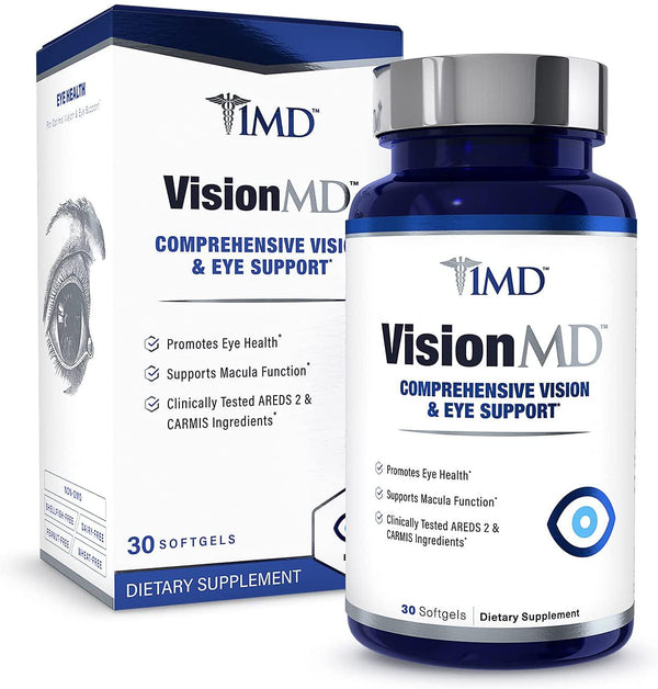 1MD VisionMD Eye Vitamin AREDS 2 - with OptiLut Lutein and Zeaxanthin | 30 Softgels